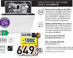 Unieuro Haier LAVASTOVIGLIE I-PRO SHINE SERIE 6 X14A4M4PB offerta