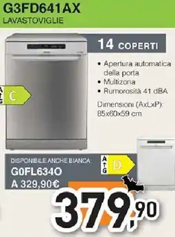 Unieuro IGNIS G3FD641AX LAVASTOVIGLIE offerta