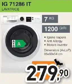 Unieuro IGNIS IG 71286 IT LAVATRICE offerta