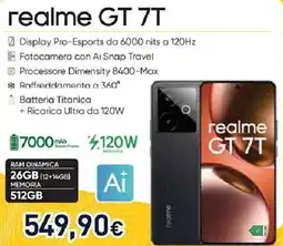 Unieuro realme GT 7T offerta