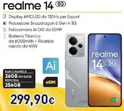 Unieuro realme 14 G offerta