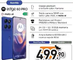 Unieuro motorola edge 60 PRO offerta