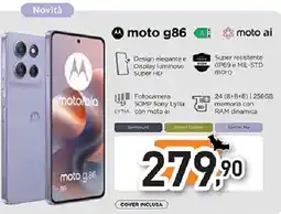 Unieuro motorola moto g86 A offerta