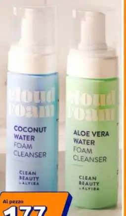 Action Mousse detergente viso Alvira Clean Beauty offerta