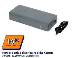 Action Powerbank a ricarica rapida Xtorm offerta