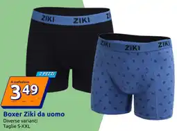 Action Boxer Ziki da uomo offerta
