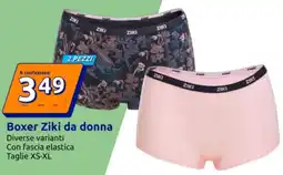 Action Boxer Ziki da donna offerta