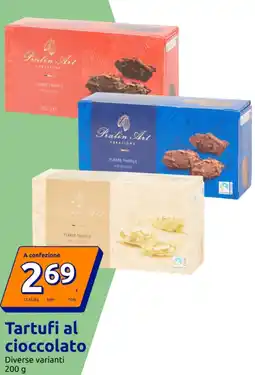 Action Tartufi al cioccolato offerta