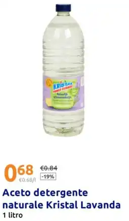 Action Aceto detergente naturale Kristal Lavanda offerta