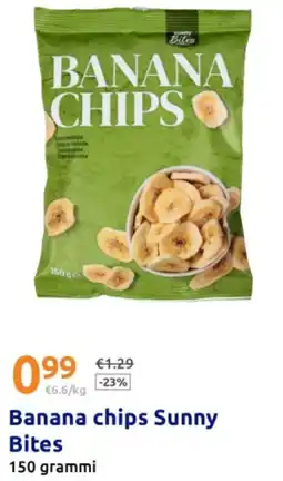 Action Banana chips Sunny Bites offerta