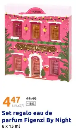 Action Set regalo eau de parfum Figenzi By Night offerta