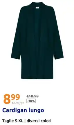 Action Cardigan lungo offerta