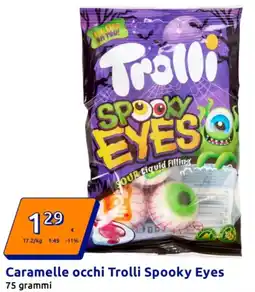 Action Caramelle occhi Trolli Spooky Eyes offerta