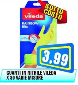 Punto Vigas Guanti in nitrile vileda x 80 varie misure offerta
