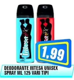 Punto Vigas Deodorante intesa unisex spray offerta