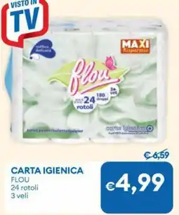 MD Discount Carta igienica FLOU offerta