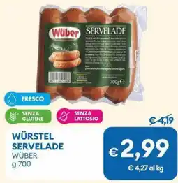MD Discount Würstel servelade WÜBER offerta