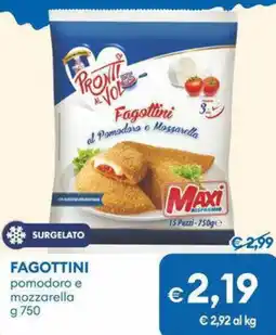 MD Discount Fagottini pomodoro e mozzarella offerta