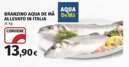 Coop Branzino aqua de mâ allevato in italia offerta