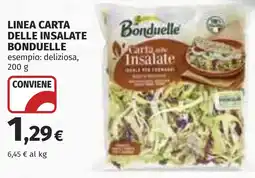 Coop Linea carta delle insalate BONDUELLE offerta