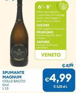 MD Discount Spumante magnum colle bacco brut offerta