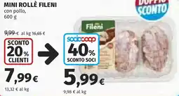 Coop Mini rollè FILENI offerta