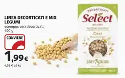 Coop Linea decorticati e mix legumi offerta