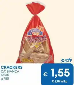 MD Discount Crackers ca' bianca salati offerta