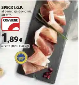 Coop Speck i.g.p. offerta