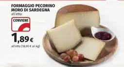 Coop Formaggio pecorino moro di sardegna offerta