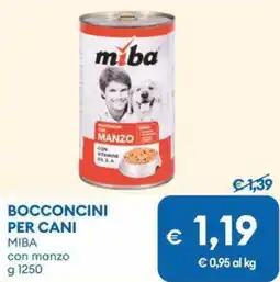 MD Discount Bocconcini per cani miba con manzo offerta