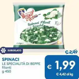 MD Discount Spinaci le specialità di beppe filanti offerta