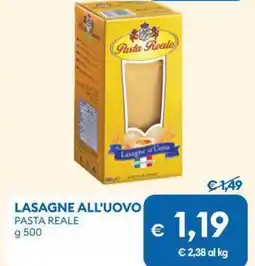 MD Discount Lasagne all'uovo pasta reale offerta