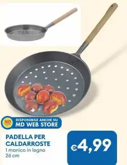 MD Discount Padella per caldarroste offerta