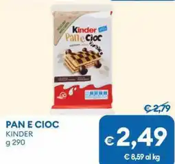 MD Discount Pan e cioc KINDER offerta