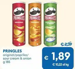 MD Discount PRINGLES original/paprika/ sour cream & onion offerta