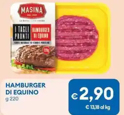MD Discount Hamburger di equino offerta