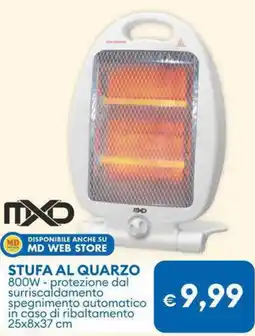 MD Discount MXD Stufa al quarzo 800w offerta