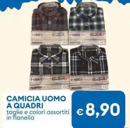 MD Discount CAMICIA UOMO A QUADRI offerta