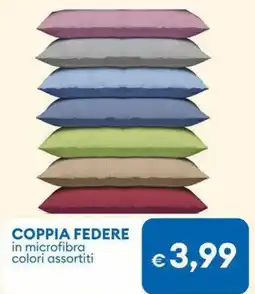 MD Discount Coppia federe in microfibra offerta