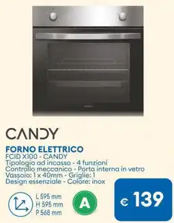 MD Discount CANDY FORNO ELETTRICO FCID X100 offerta