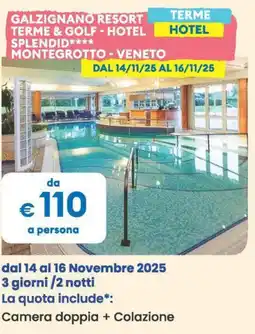 MD Discount Galzignano resort terme & golf - hotel offerta