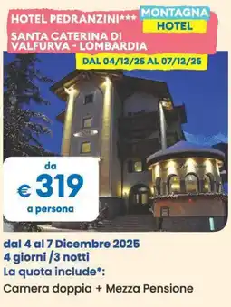 MD Discount Hotel pedranzini santa caterina di valfurva lombardia offerta