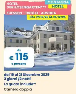 MD Discount Hotel der rosengarten offerta