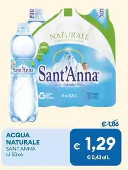 MD Discount Acqua naturale SANT'ANNA offerta