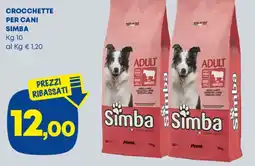 Panorama Crocchette per cani SIMBA offerta