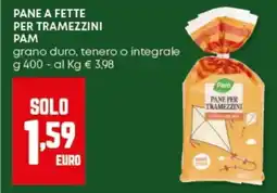 Panorama Pane a fette per tramezzini PAM offerta