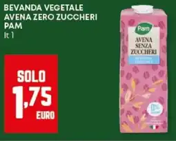 Panorama Bevanda vegetale avena zero zuccheri PAM offerta
