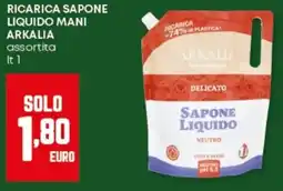 Panorama Ricarica sapone liquido mani ARKALIA offerta