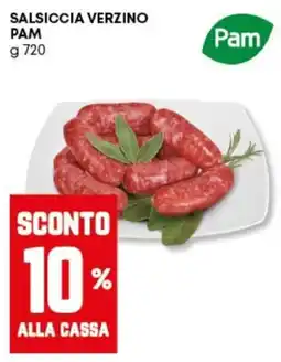Panorama Salsiccia verzino PAM offerta